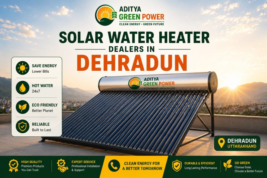 Solar water heater dealers in Dehradun