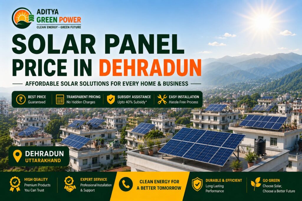 solar panel price in Dehradun
