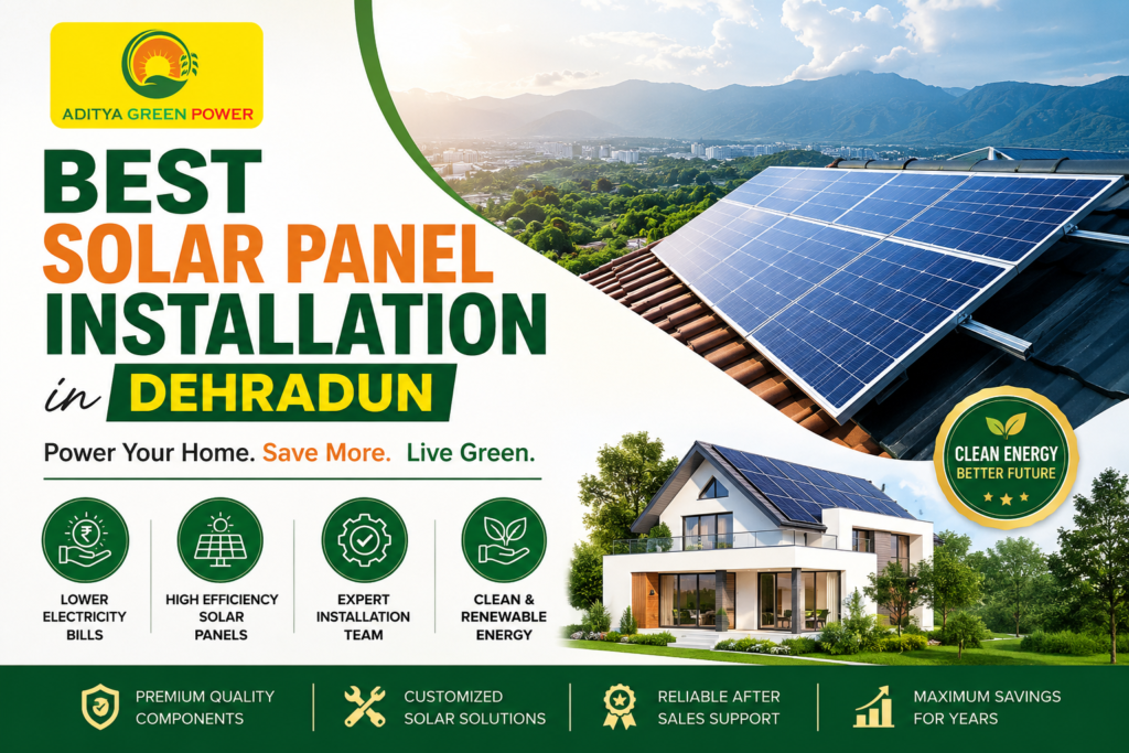 Best Solar Panel Installation in Dehradun
