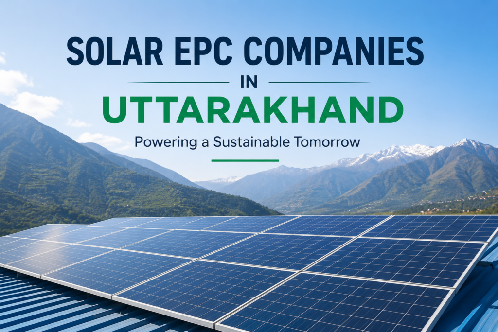 Solar EPC Companies in Uttarakhand