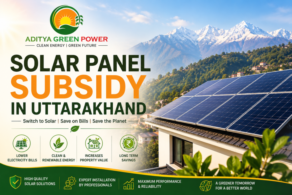 Solar Panel Subsidy in Uttarakhand