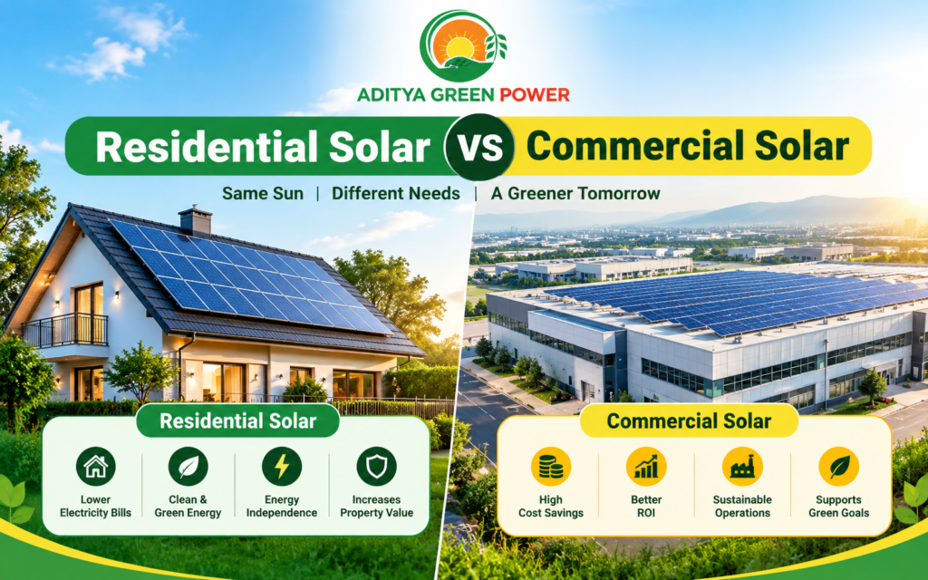 Residential Solar vs Commercial Solar