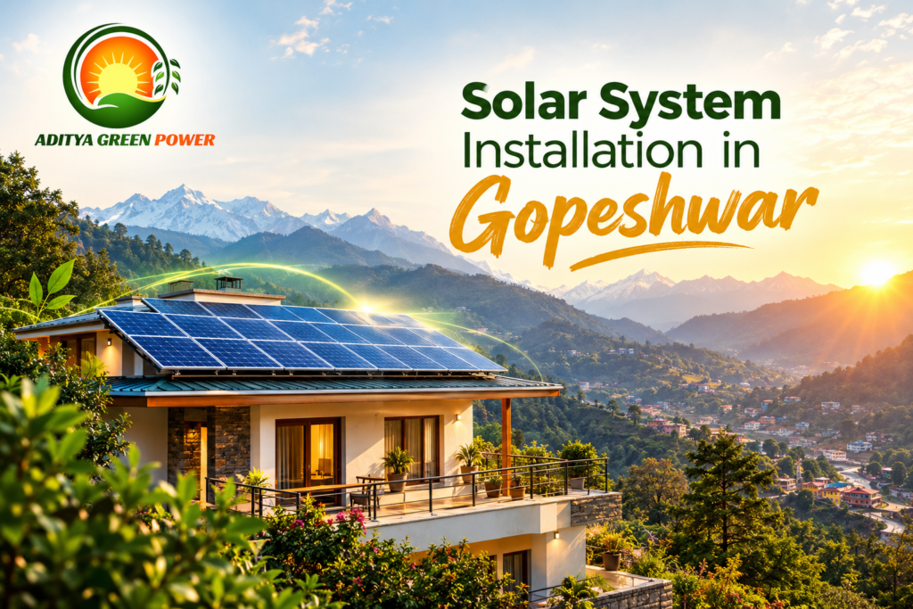 Solar System Installation in Gopeshwar